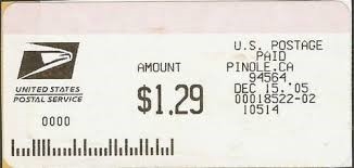 POSTAGE VALIDATED IMPRINE (PVI) Label