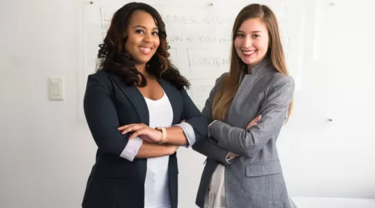 two businesswomen